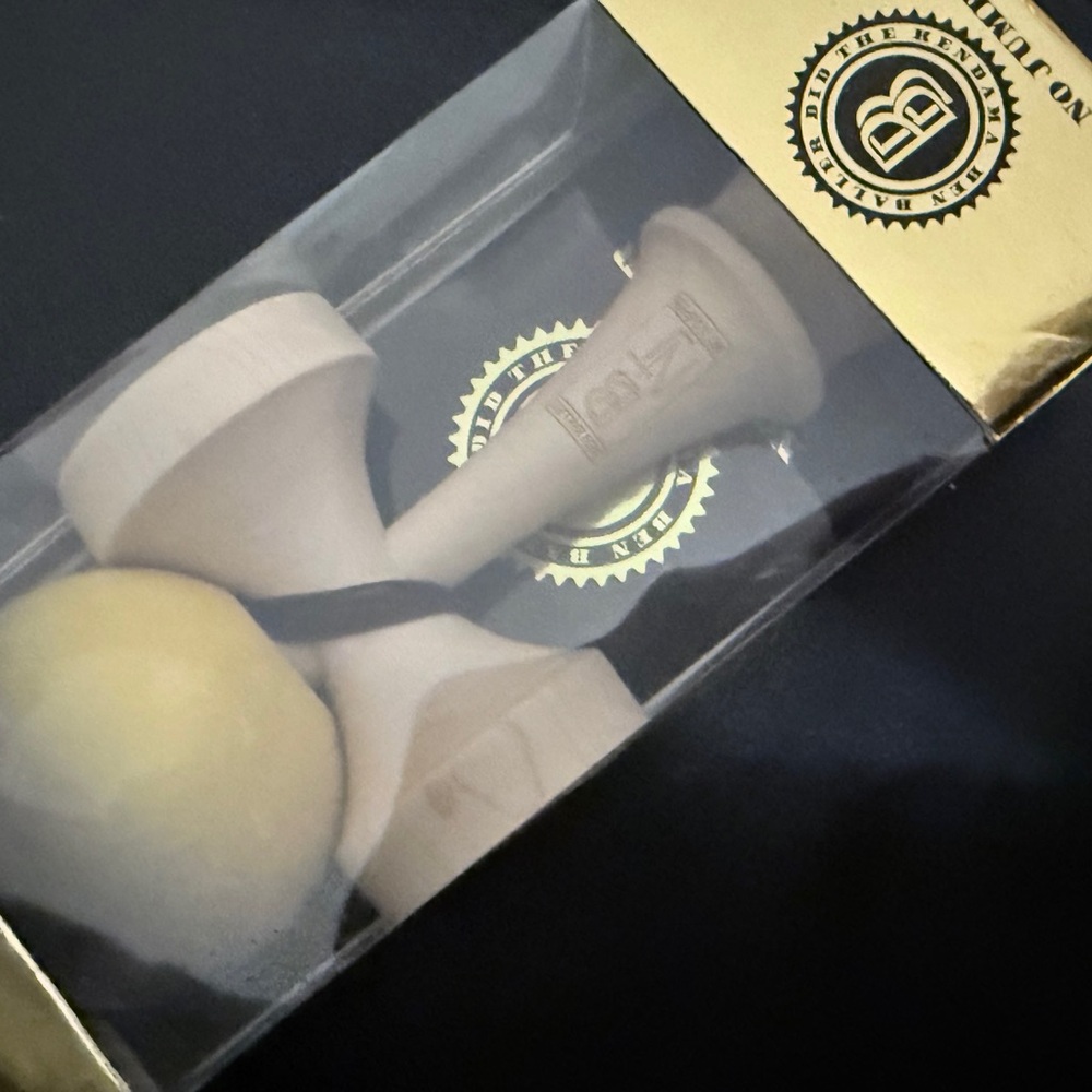Kendama Toy with Gold Accents Ben Baller exclusive collectible. NIB